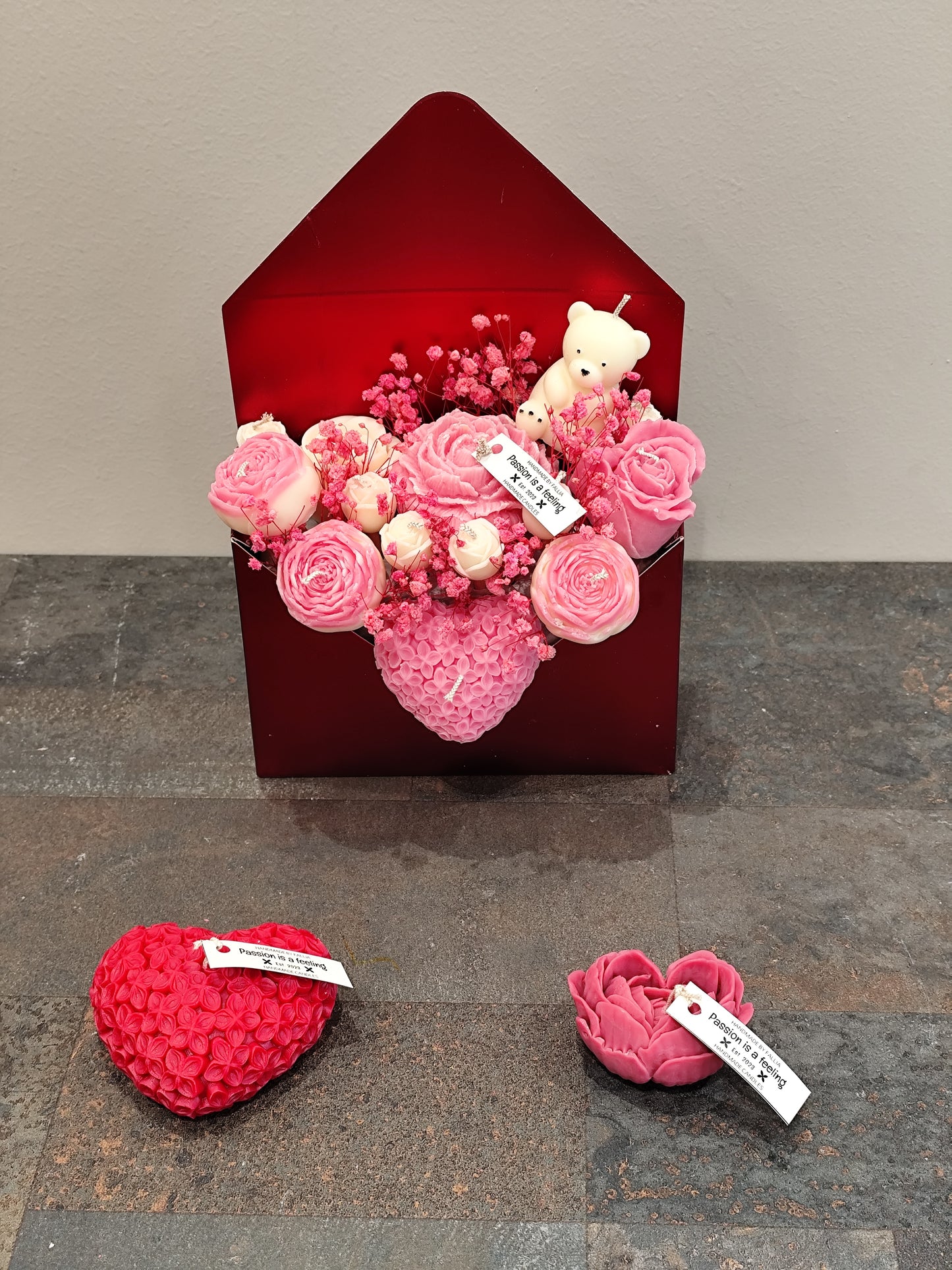 Μπουκέτο Κεριών Φάκελος για Επέτειο