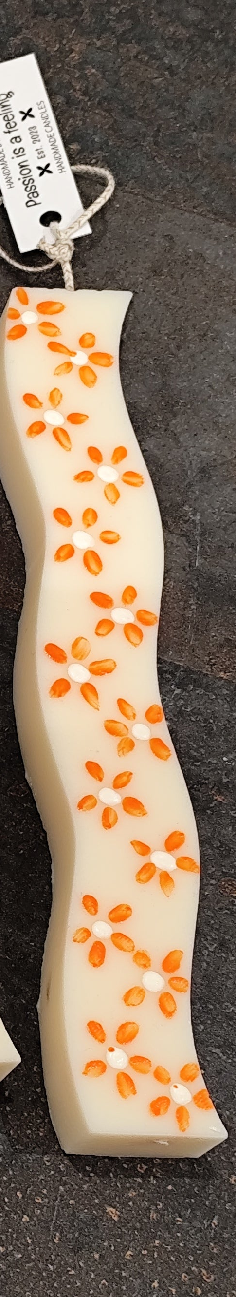 Λαμπάδα με μαργαρίτες