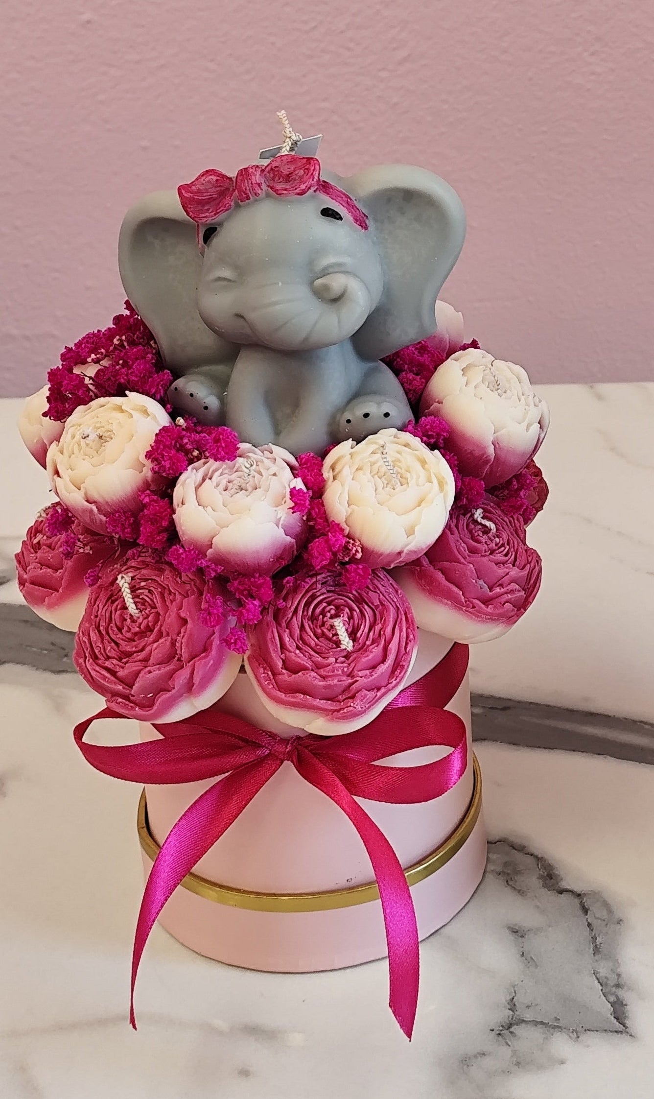 Μπουκέτο κεριών ελέφαντάς