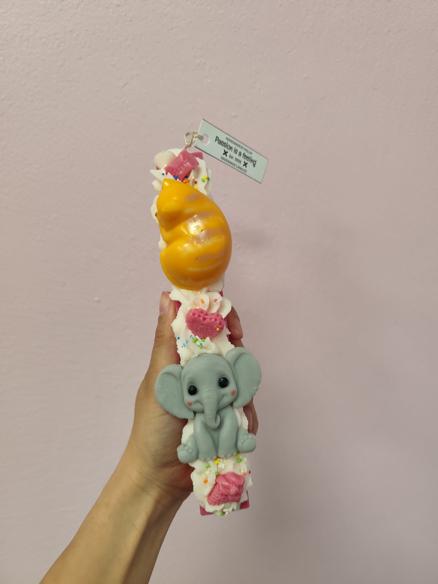 Λαμπάδα cat and elephant
