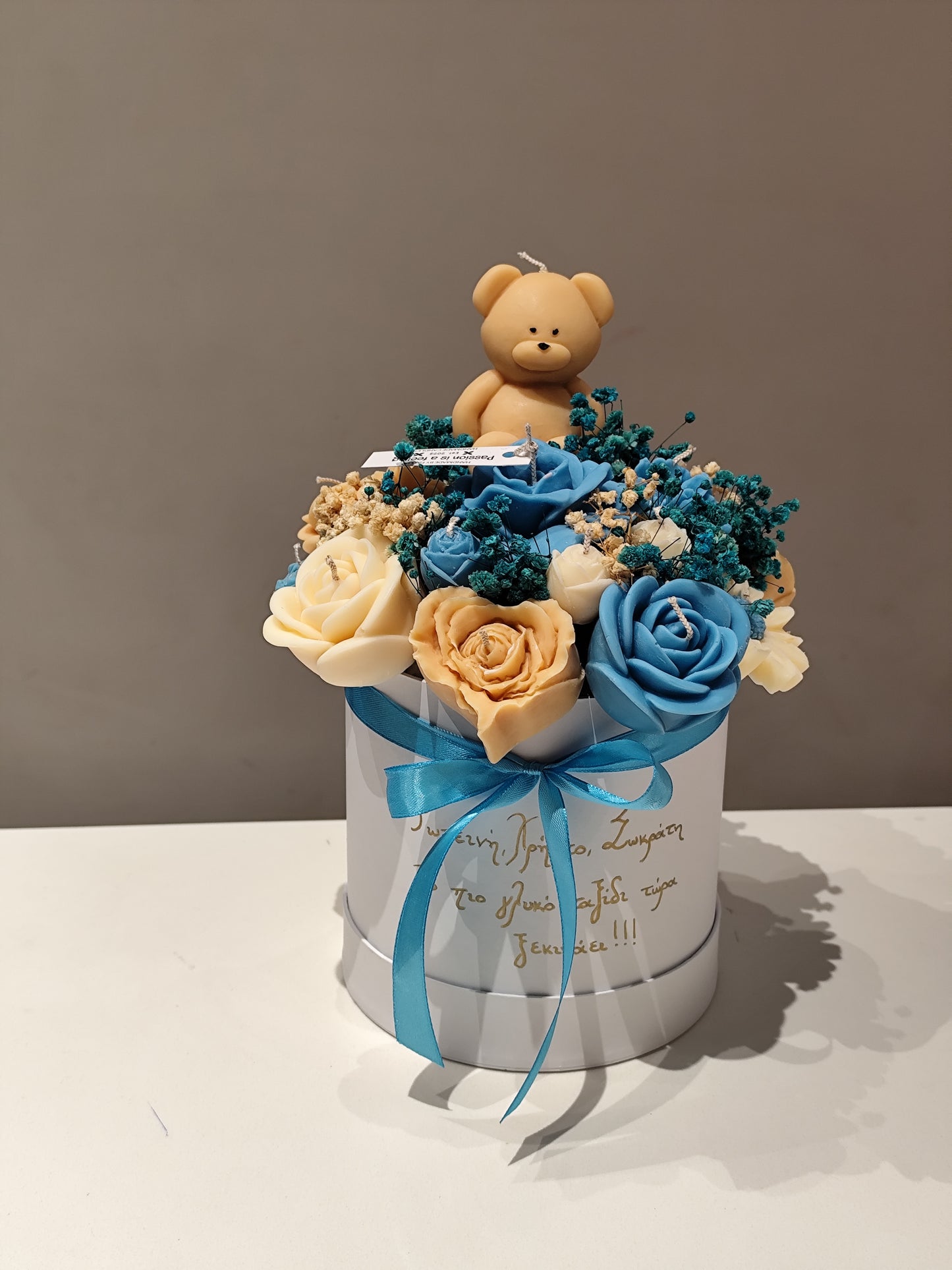 Μπουκέτο κεριών - baby boy / girl