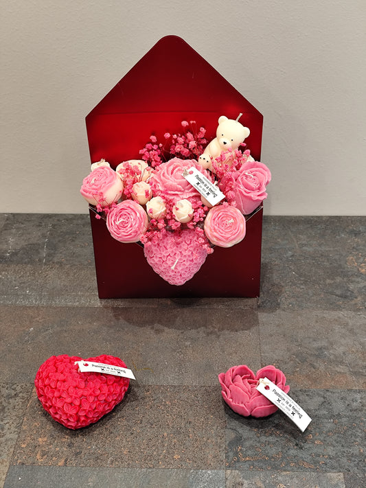 Μπουκέτο Κεριών Φάκελος για Επέτειο