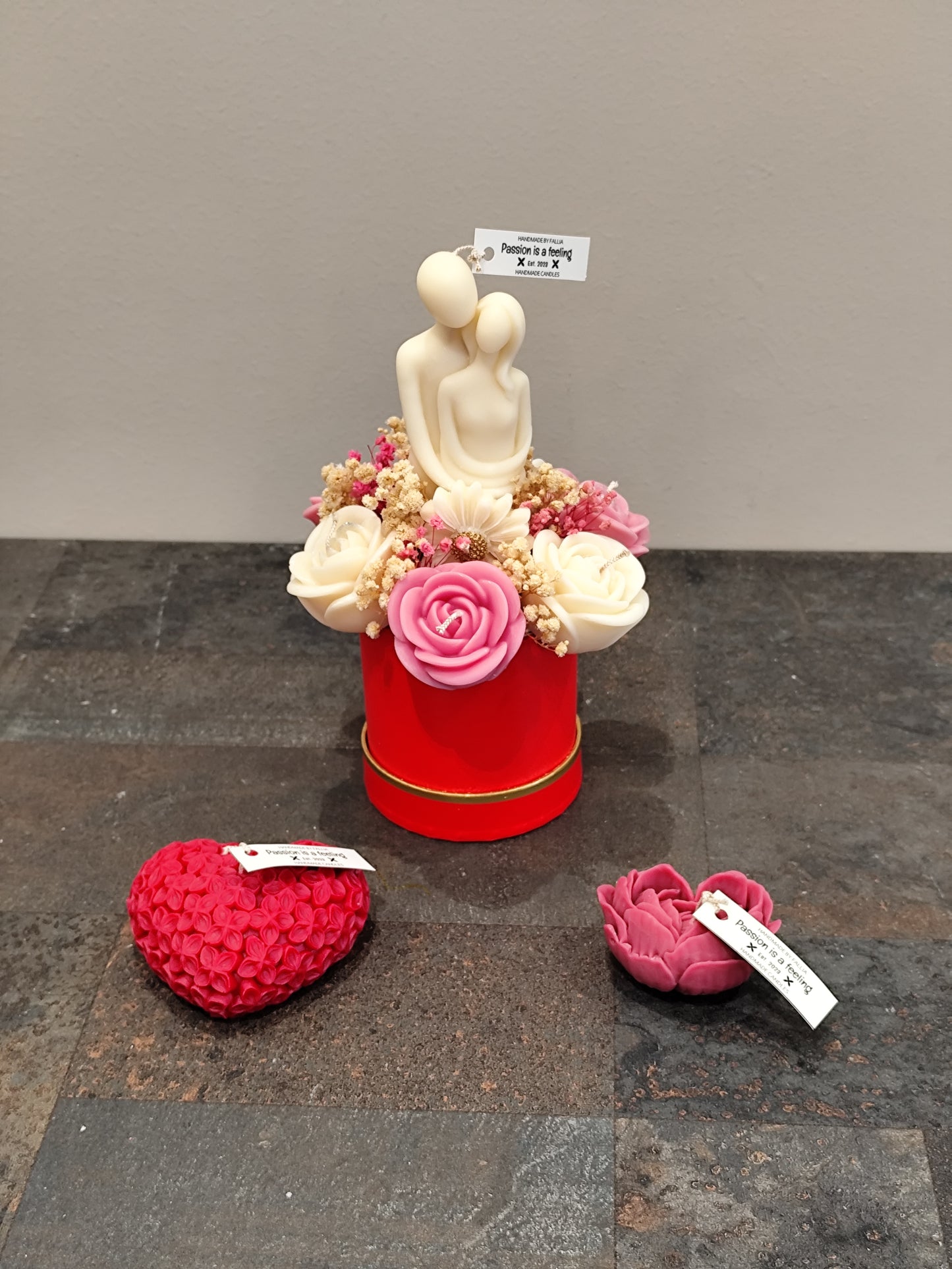 Ρομαντικό Μπουκέτο Κεριών για Επέτειο