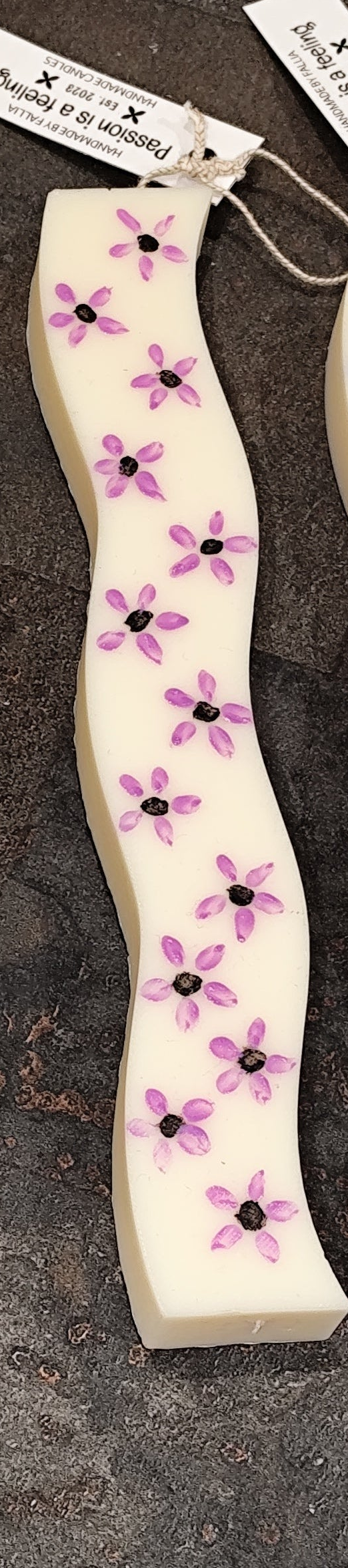 Λαμπάδα με μαργαρίτες