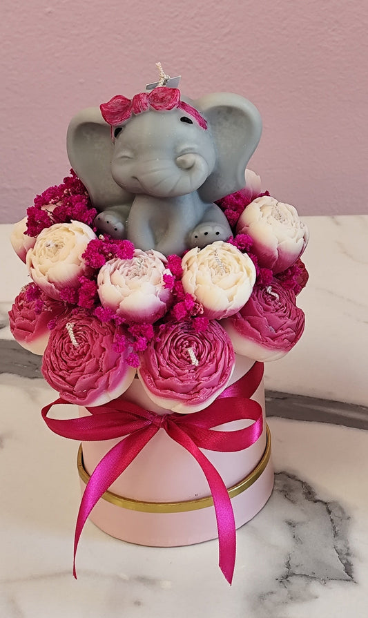 Μπουκέτο κεριών ελέφαντάς