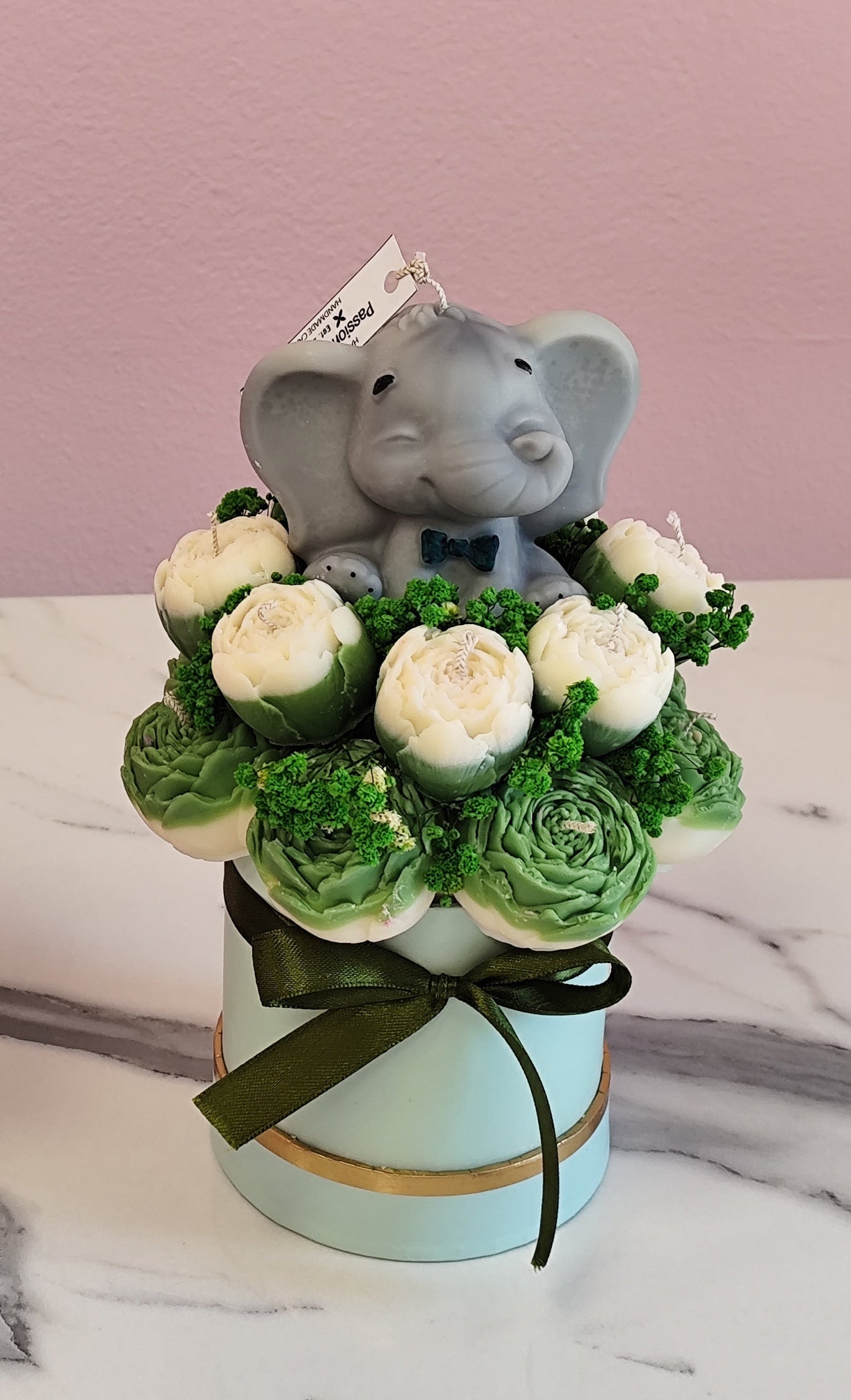 Μπουκέτο κεριών ελέφαντάς