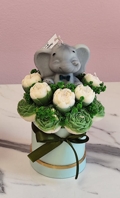 Μπουκέτο κεριών ελέφαντάς