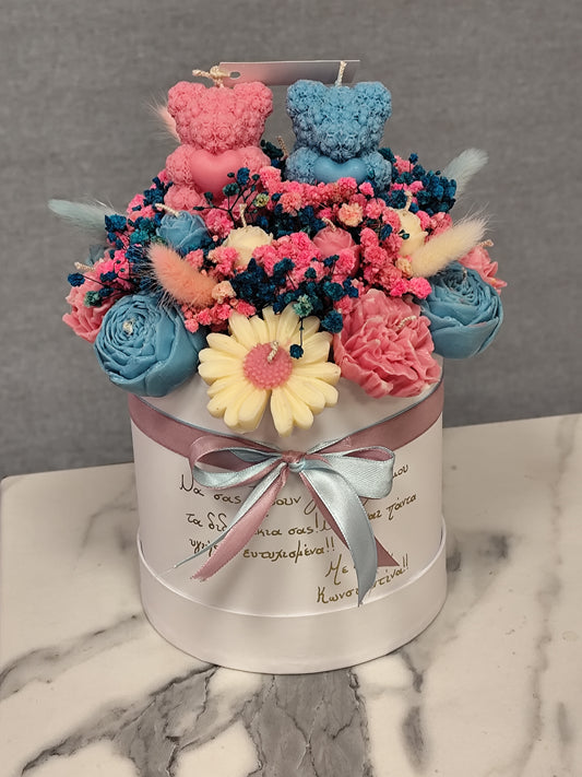 Μπουκέτο κεριών twins