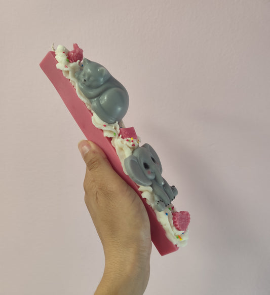 Λαμπάδα cat and elephant