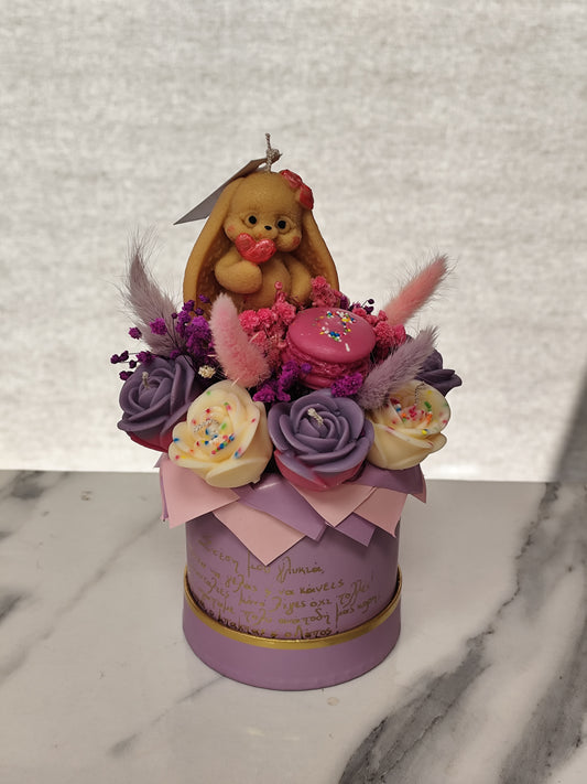 Κέρινο μπουκέτο lollipop bunny