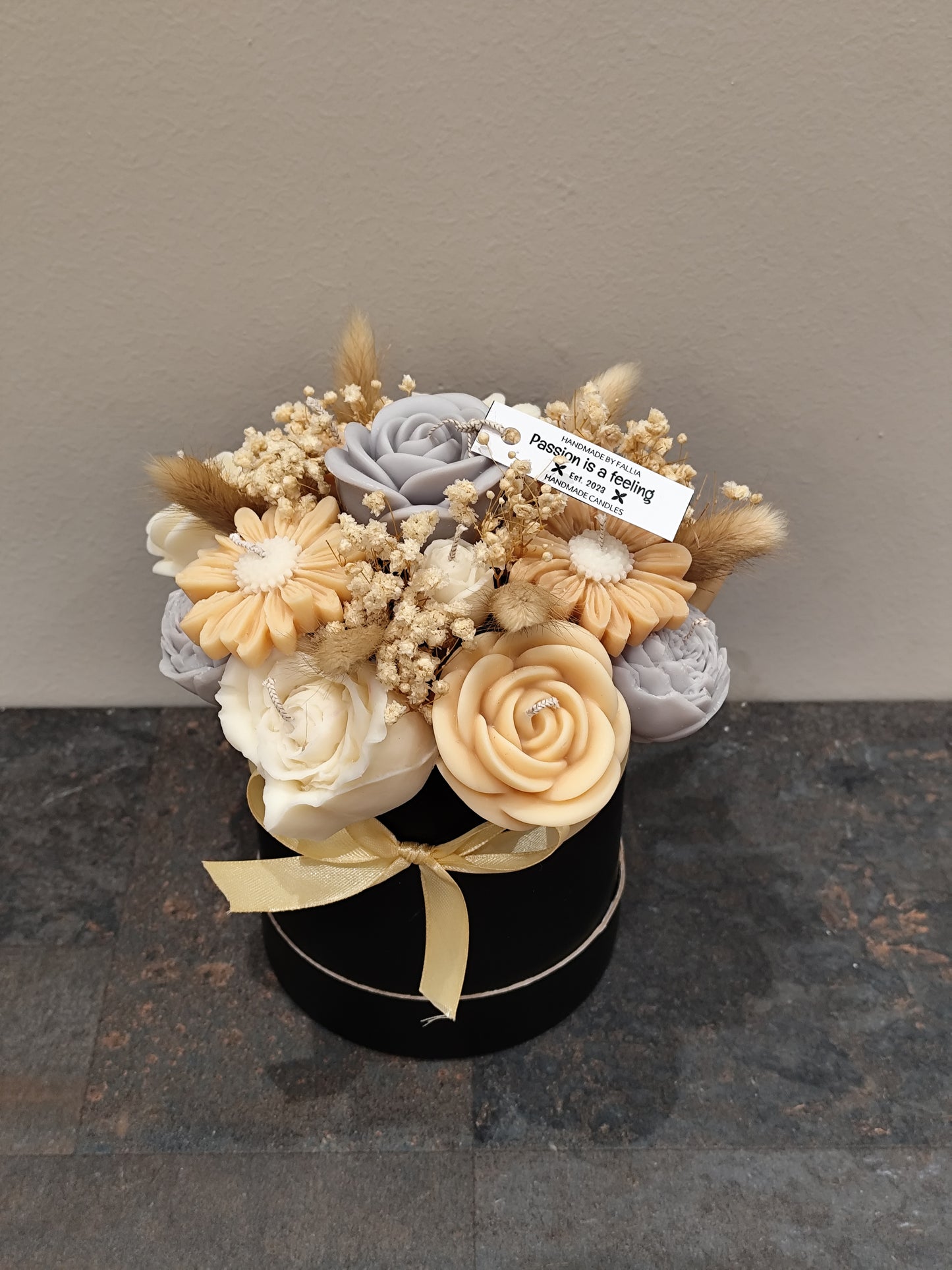 Μπουκέτο απο κερί