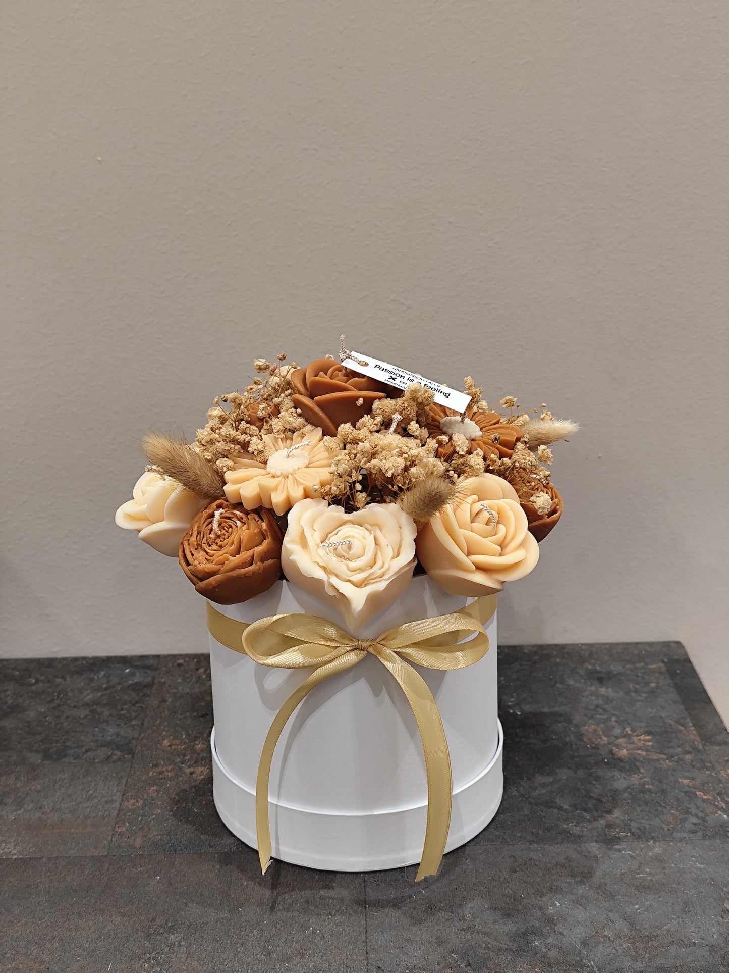 Μπουκέτο απο κερί