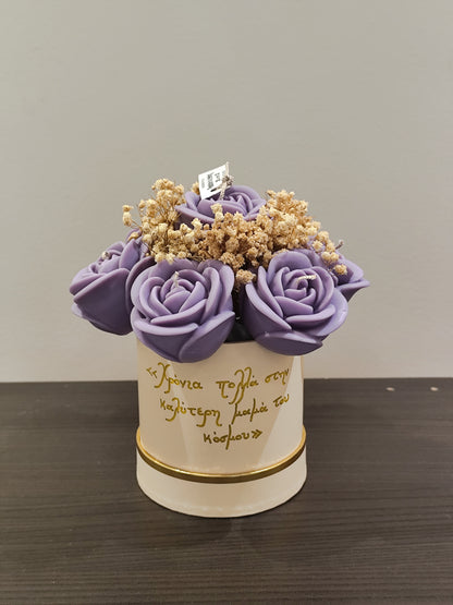 Μπουκέτο κεριών roses