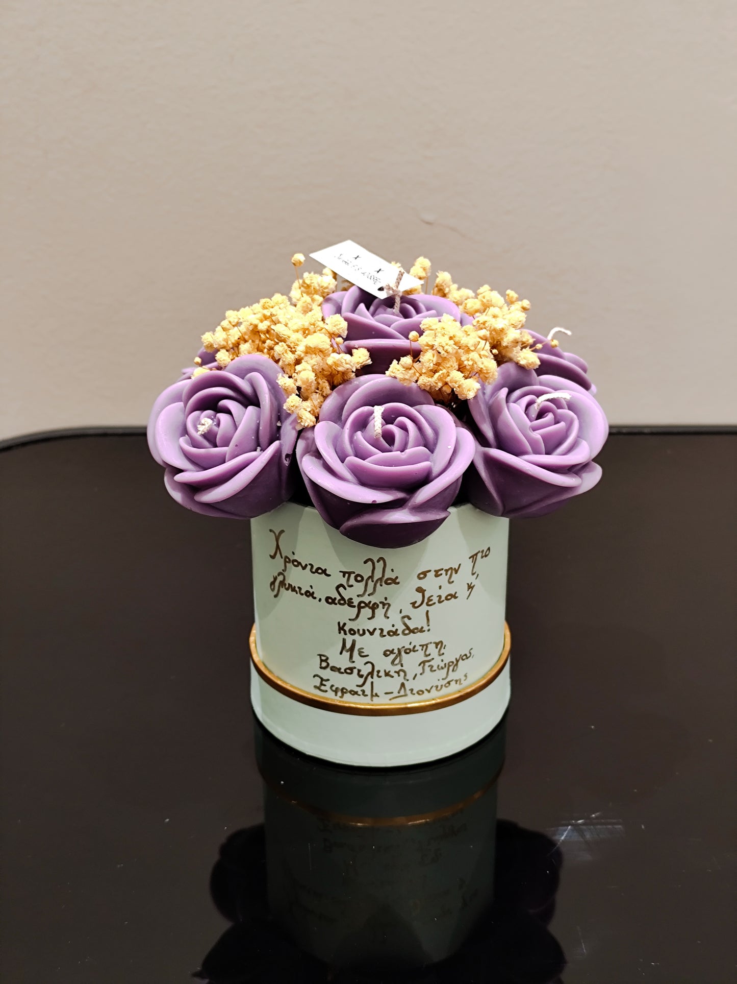 Μπουκέτο κεριών roses