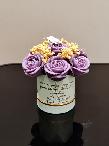 Μπουκέτο κεριών roses