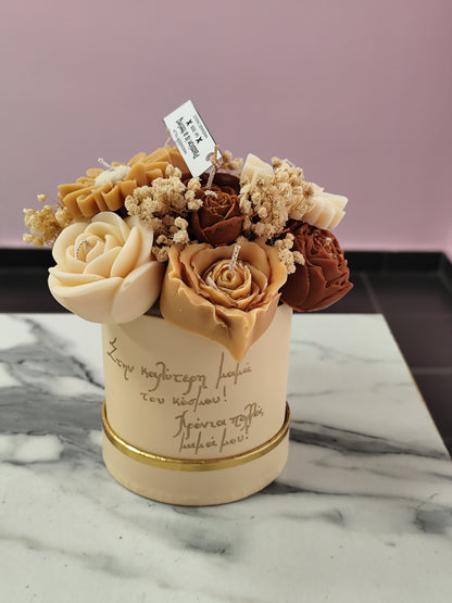 Μπουκέτο απο κερί