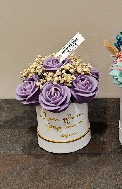 Μπουκέτο κεριών roses